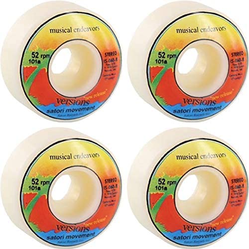 Satori Movement Vintage Versions Skateboard Wheels - 52mm 101a (Set of 4)