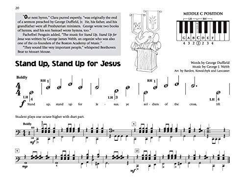 Little Mozarts Go to Church, Sacred Book 1 & 2: 10 Favorite Hymns, Spirituals and Sunday School Song