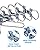 Yeceny Outdoor TV Antenna,Digital Amplified HDTV Antenna & 60 ft RG6 Coax Cable,200 Miles Long Range Wireless Remote 360 Degree Rotation Support 4K 1080P 2 TVs
