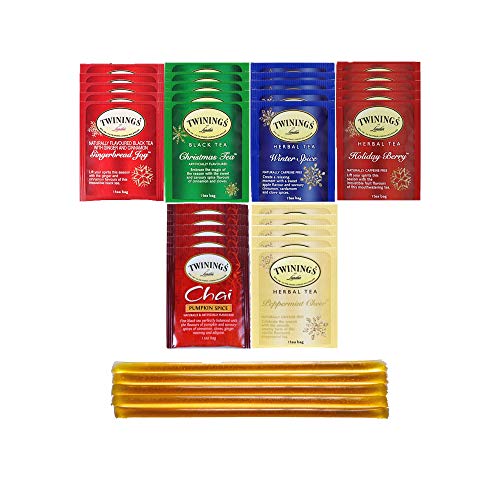 Twinings Black & Herbal Seasonal Tea Bag Holiday Variety Gift Box, Winter Flavors (36 Count)