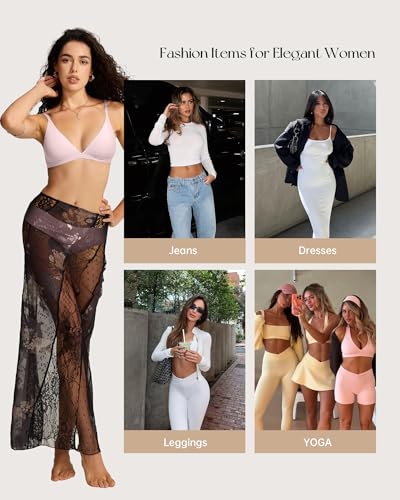Image of OEAK Seamless Thongs for Women Invisible Thongs No Show Thong Panty Liners Tangas Comfortable Workout G-Strings Underwear Peach XS