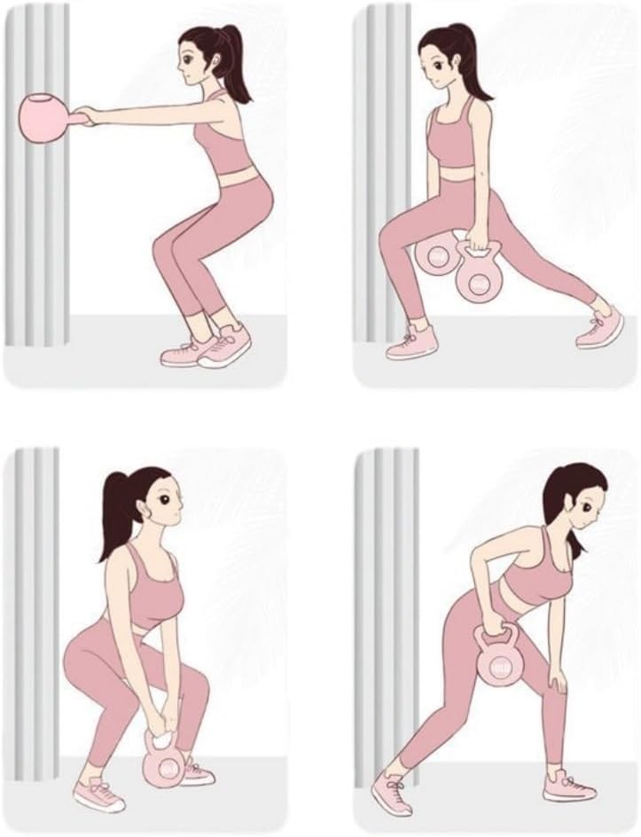 Dumbells Eco-friendly Kettlebell Fitness Home Adjustable Weight Dumbbell Kettlebell Base Supports Lifting Kettle Dumbell Set