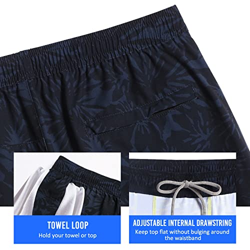 Image of maamgic Mens Workout Shorts 2 in 1 Stretch 5 inch / 7 inch Gym Shorts Running Shorts with Compression Liner Zip Pocket
