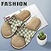 Hwayslon Fashion Unisex Linen Summer Beach Shoes Skidproof Indoor Slippers