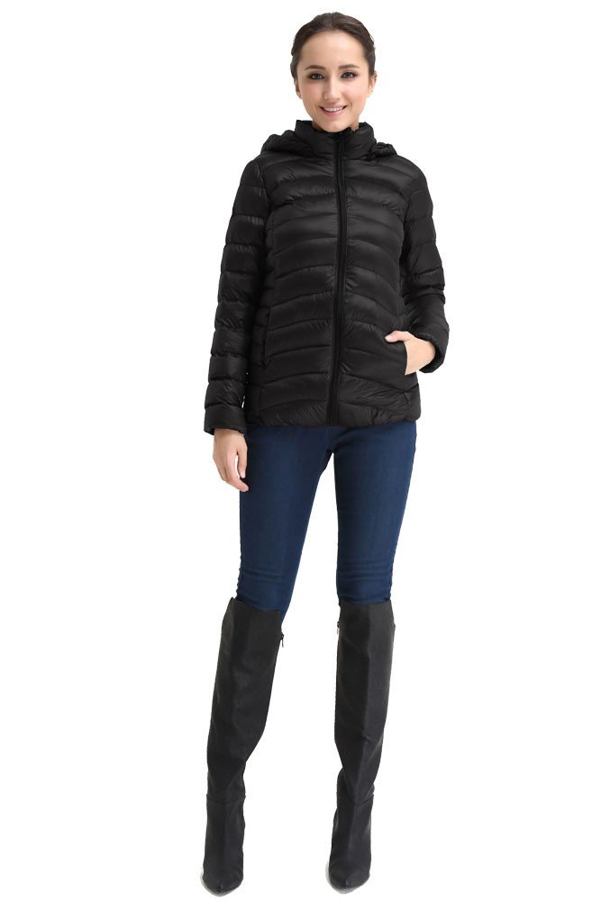 Spring Maternity Belle Hooded Down 3-in-1 Maternity Jacket - XL - Black