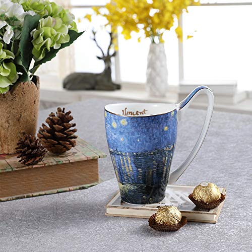 Mug Ceramic Novelty Coffee Mugs 16 Oz Creative Art Give Van Gogh Lovers Unique Gifts #TOP2