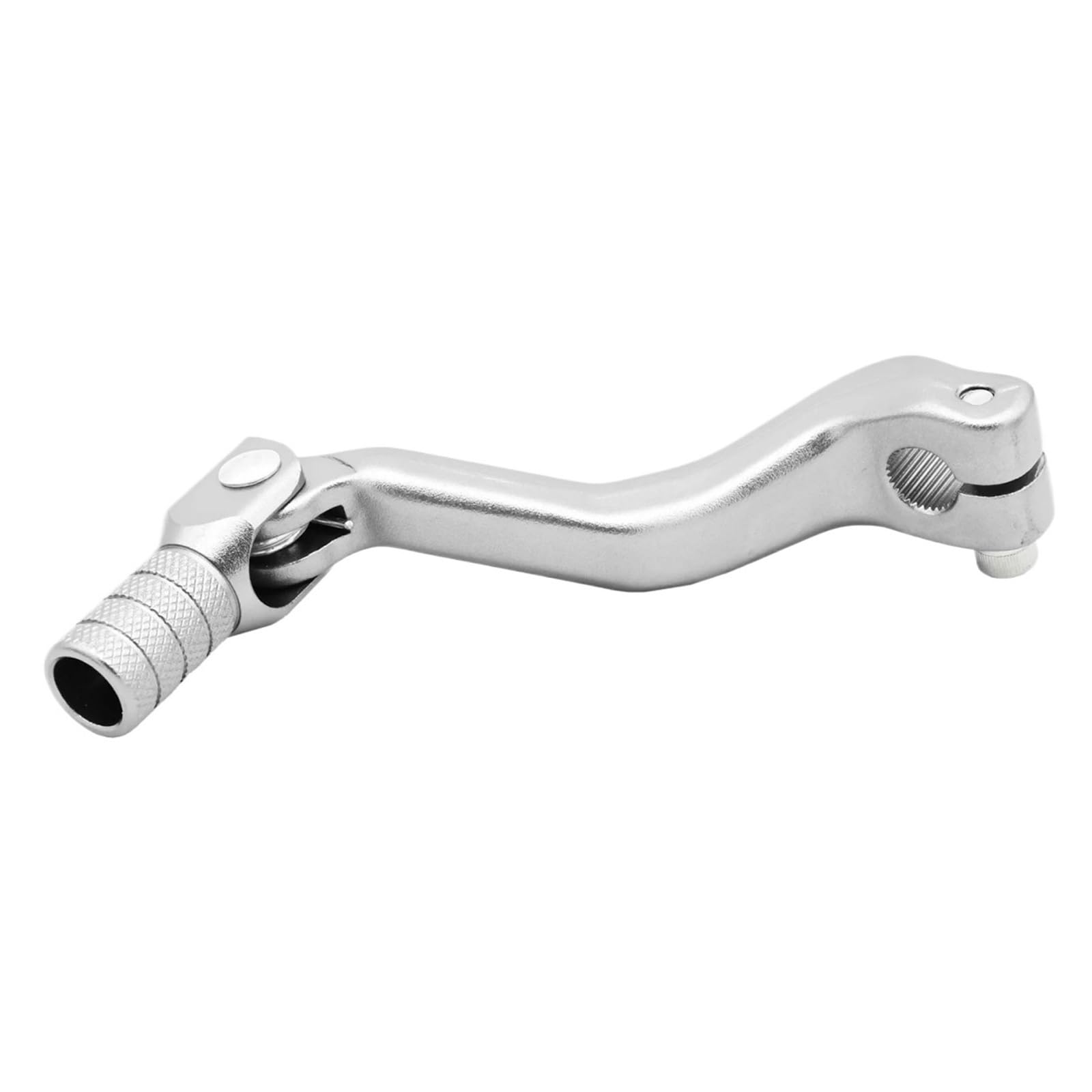 Qr0cjnpb Silver Motorcycle Gear Shifter Motorcycle Folding Aluminum Gear Shift Lever For Atv Bike Kayo For Zo&Ngshen Cb150 Cb250 Cb300 Nc250 Nc250s Nc300 Nc450