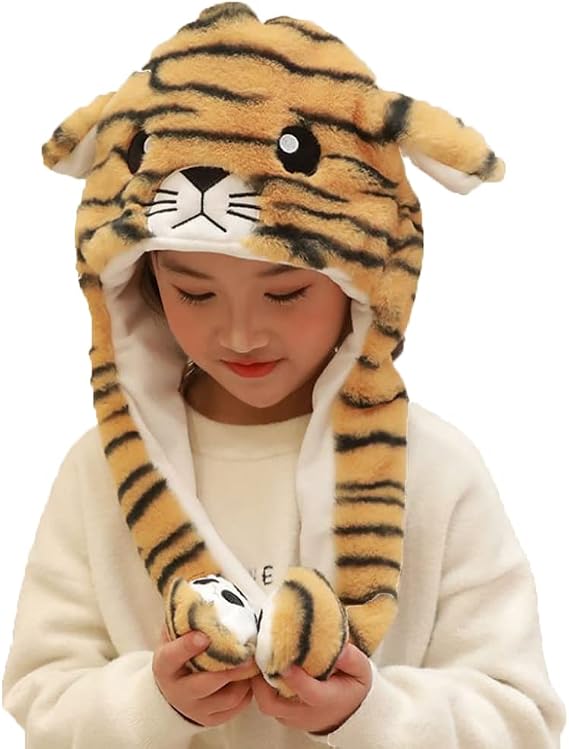 Amazon Co Jp Amaletplay トラ 寅年 帽子 耳が動く 着ぐるみ キャップ とら Tiger アニマル ハット おもちゃ