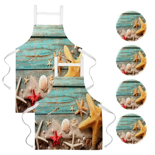 Tablier de serveuse océan pour sublimer vos moments de pâtisserie et de cuisine