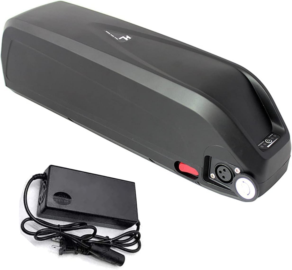 Batteria per e-bike 36/48 V/52 V, 13 Ah/15 Ah/17,5 Ah al litio (con caricatore), pacco batteria 18650 per e-bike, kit di conversione del motore per mountain bike (48V 17.5AH Samsung/LG Cell)