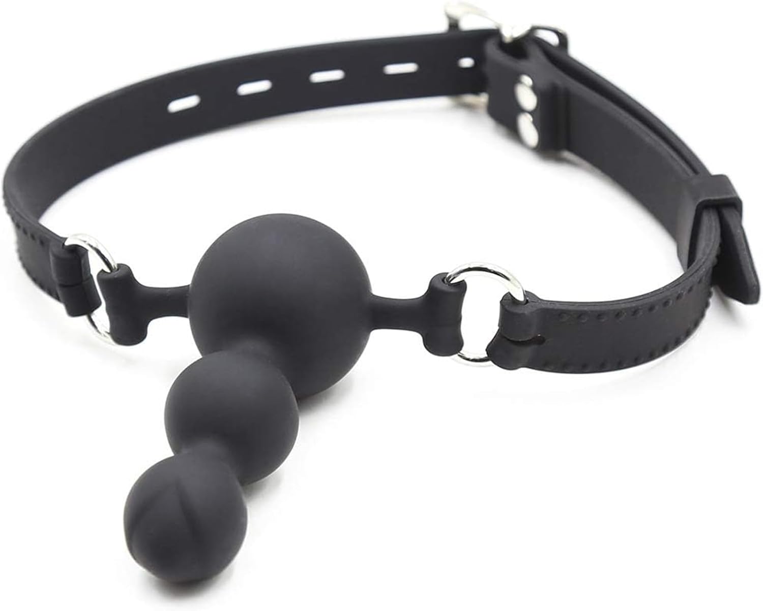 BDSM Ball Gag Sex Play - Bondage Gags & Muzzles Open Mouth Ball Gag Sex Bondage Dildo Gag Bondage Gear & Accessories BDSM Inflatable Dildo Penis Face Sex Gag G-spot