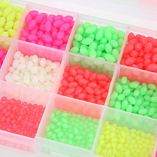 300 Perline Da Pesca Luminose PE Fluorescenti Per Esche E Lenze - Create Idea - 5