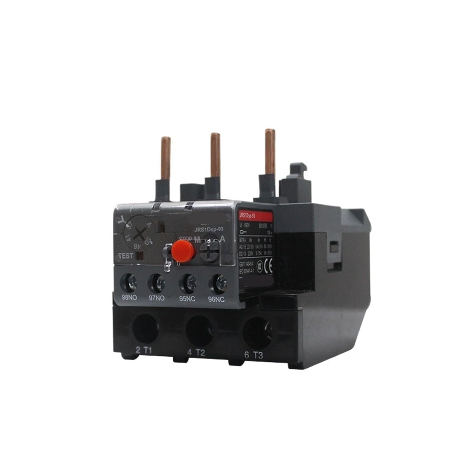 Relé térmico J1Dsp-93/Z protege motores de sobrecargas con sistema 30-40A 4