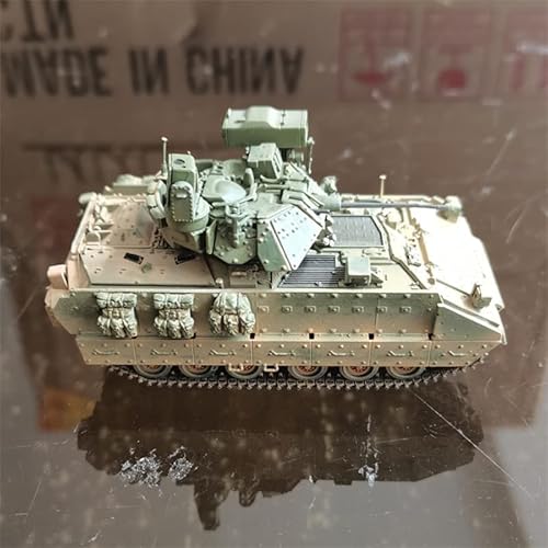 Us M2A3 Bradley Fighting Vehicle Dusty Version 1/72 Abs Tank Pre-Built Model #TOP7