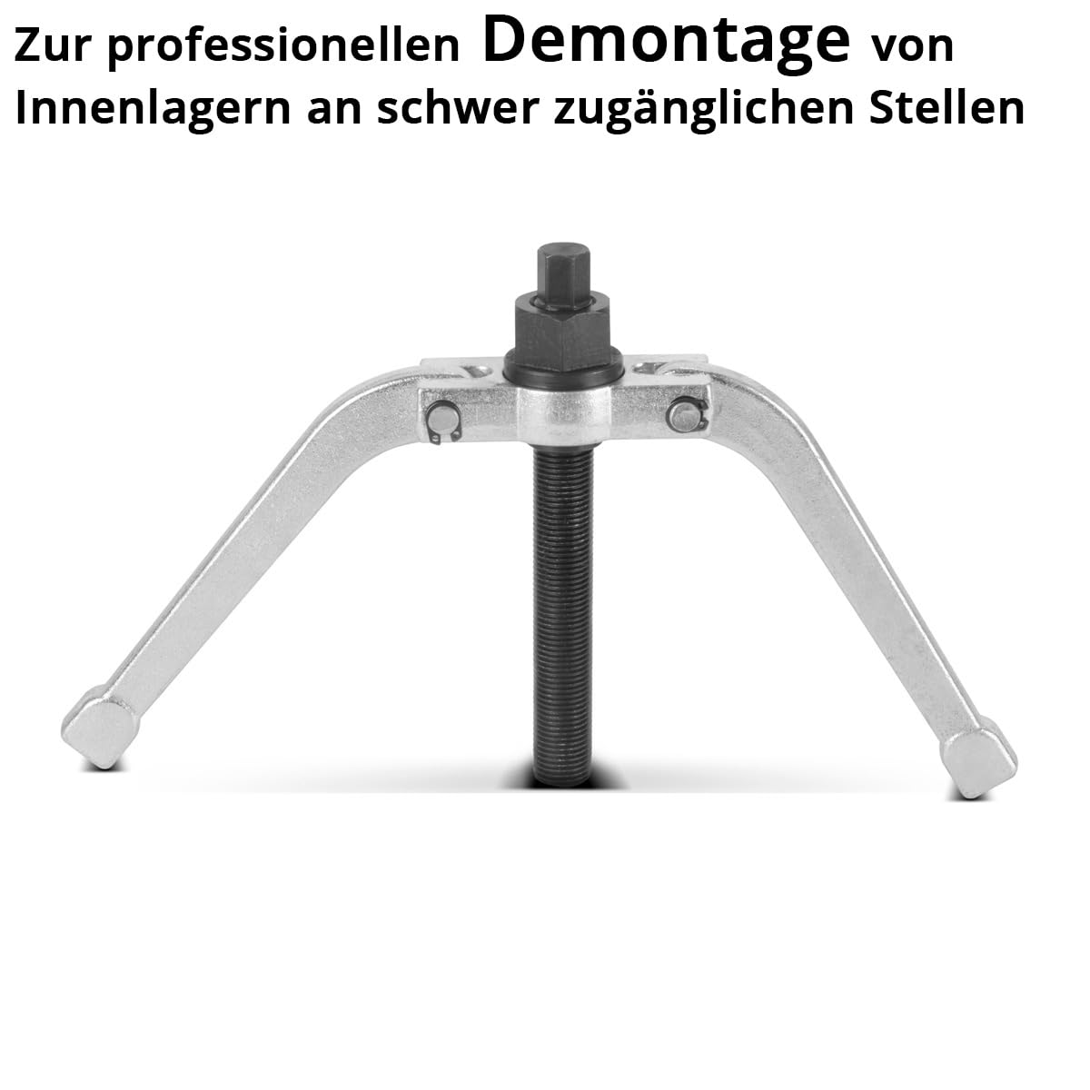 STAHLWERK Juego de extractores de rodamientos internos con martillo deslizante, 3 adaptadores y 10 extractores de rodamientos, 16 herramientas especiales para retirar rodamientos interiores
