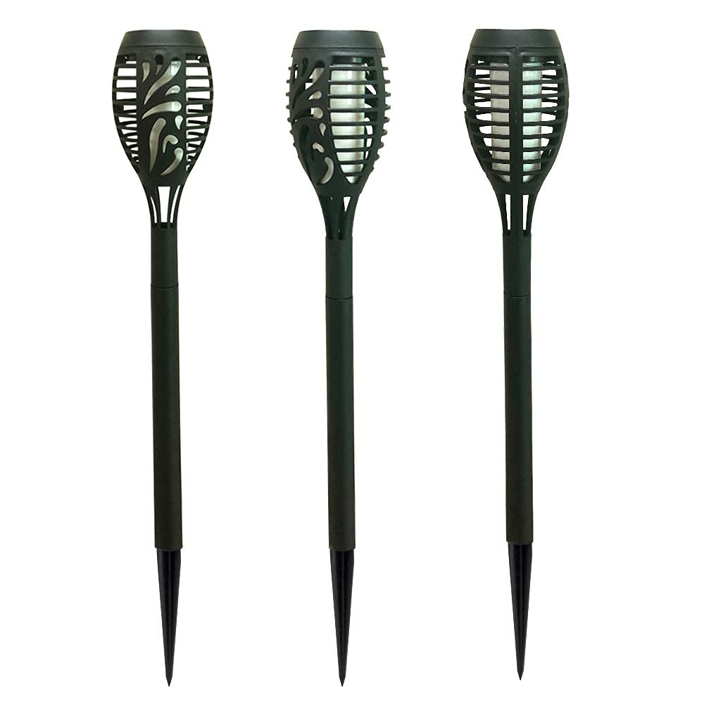 Deck Impressions OPP Solar Tiki Torch Light, 6-Pack
