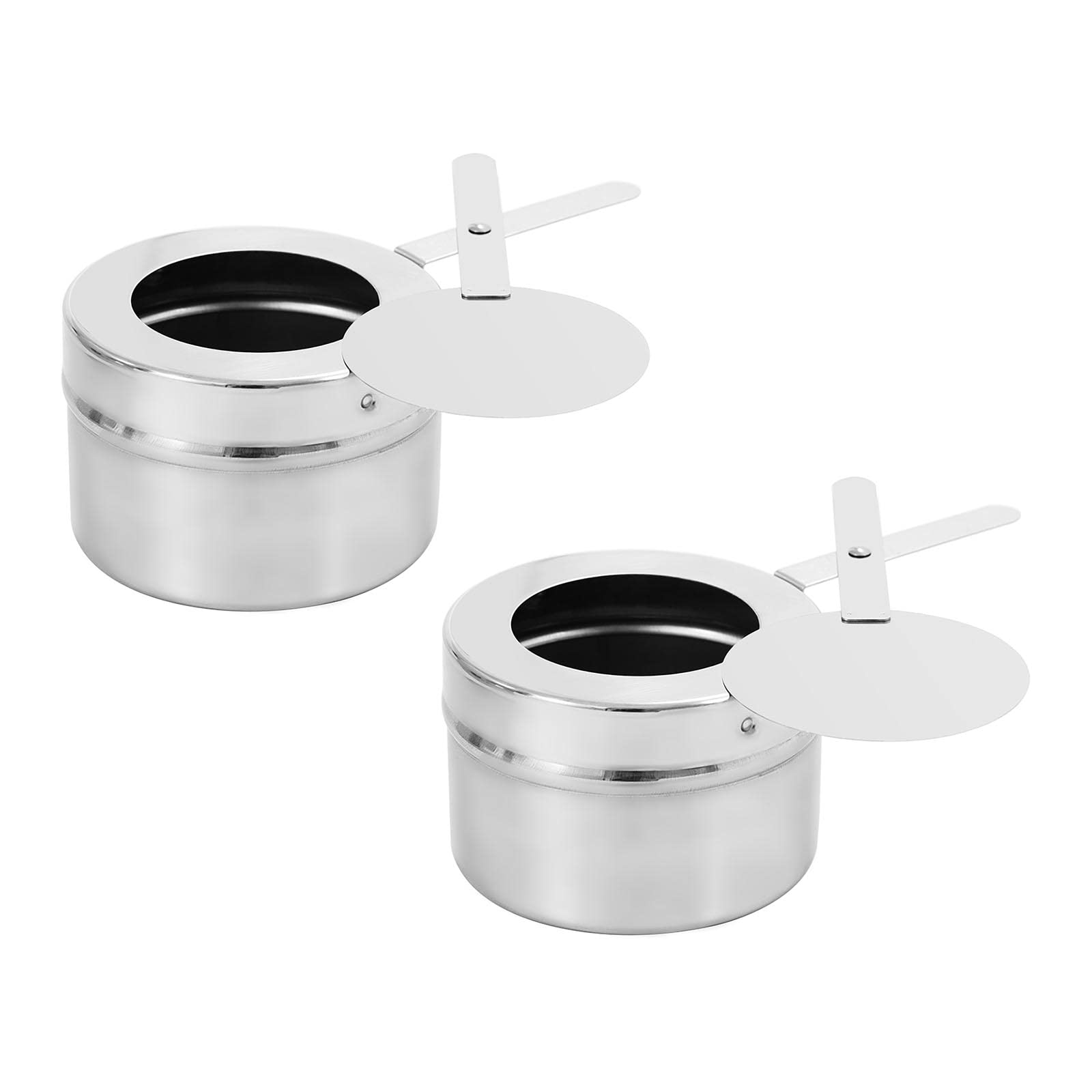 Royal Catering RCCD-RT4_9L Chafing Dish GN 1/1 8,5 L 2 Brennstoffzellen Rolltop Warmhaltebehälter Rechaud