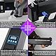 Telbum Nebelmaschine 1500W Party Gun mit 6 LEDs, Handheld Nebelmaschine mit Ständer/Gurt Dual Use, Timerfunktion, Fog Machine für Halloween Party, DJ Disco Bühne Hochzeit