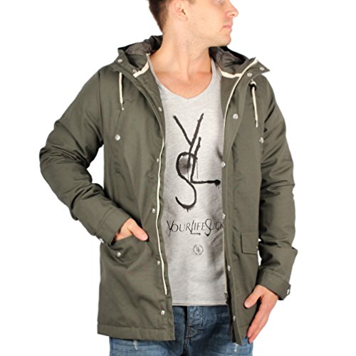 Revolution (RVLT) Herren Jacket Heavy Parka, Green (Army), m