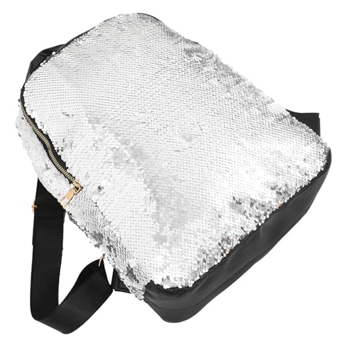 BCOATH Mochila Práctica y Lavable Casual de Pu Lentejuelas Brillantes Color Aleatorio para Mujer y Niña Adecuado para Actividades al Aire Libre y Viajes