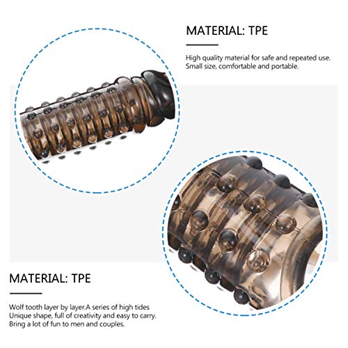 ARTIBETTER Preservativos de Silicone para Pênis Preservativos Com Pontas Mangas para Galo Manga de P