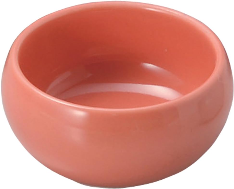 Yamashita Kogei 14028730 Pink Round Delicacy, Diameter 2.4 x 1.3 inches (6 x 3.2 cm)