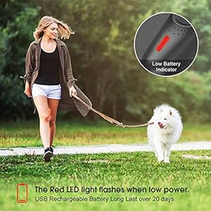   Anti-Bark-Device-for-Dog-Variable-Frequency-Ultrasonic-Dog-Bark-Deterrent-Rechargeable-2-in-1-Dog-Barking-Control-Device-Handheld-Dog-Training-Tool-Barking-Behavior-Trainer-164-Ft-Range-100-Safe