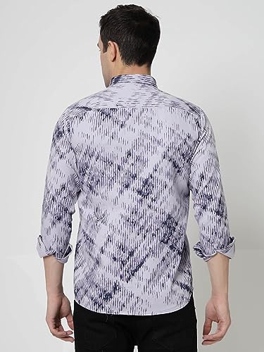 Image of ELYYORK Adwyn Peter Men's Cotton Printed Regular Fit Casual Shirt |Full Sleeve Shirt for men|shirt for men|men's shirt