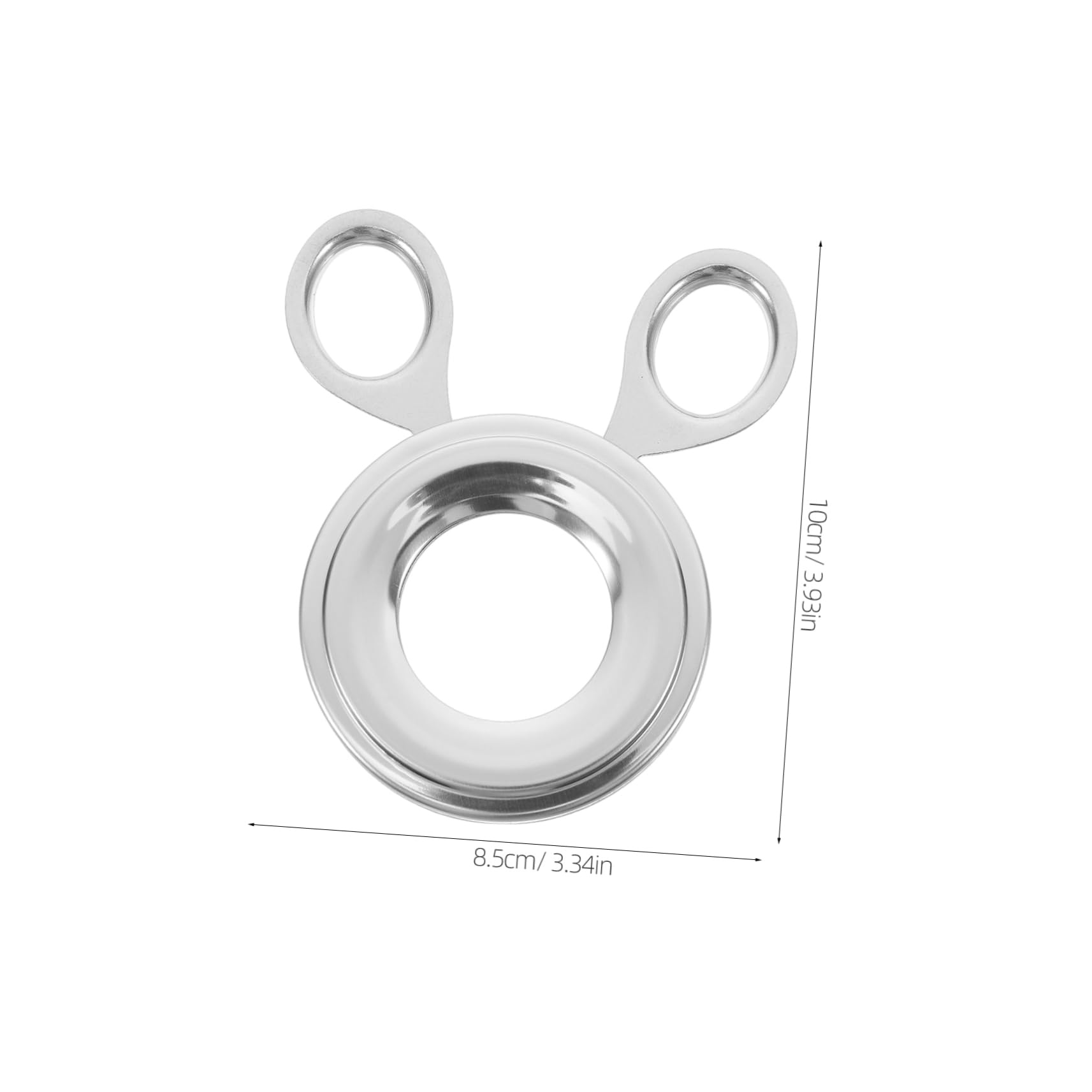 Cabilock Stainless Steel Eggshell Cutter Tool Egg Opener Egg Separator Kitchen Gadget