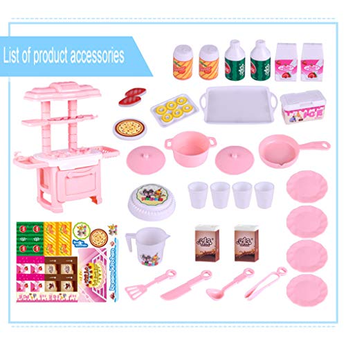 Yihaifu Kinder Küche Spielzeug Pretend Play Kochen Spielzeug Geschirr Sets vortäuschen Spielküche Baby Kleinkinder Küche… – Bild 8