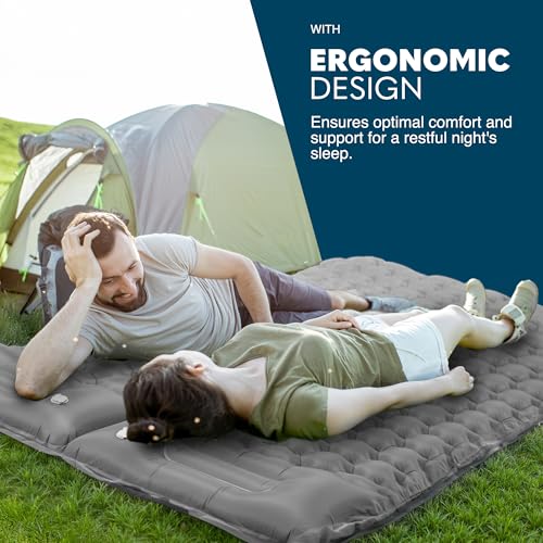 Voyager Double Ultralight Sleeping Pad, Self Inflating Camping Mat - Image 5