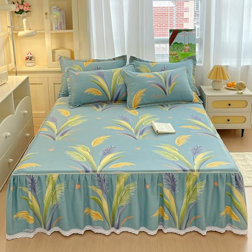Fzigenle �x�b�h�X�J�[�g ���J�o�[ ���[�X�P�n 3�_�Z�b�g 200*220 �P�C���e���A ��i �J���[b08 �t���� �x�b�h�J�o�[ �Z�~�_�u�� �V���O�� �_�u�� �ʋC�� �Q��J�o�[ �􂦂� ���� ������� �D�� ���ꂢ�� �G���K���g ���� �Q���R
