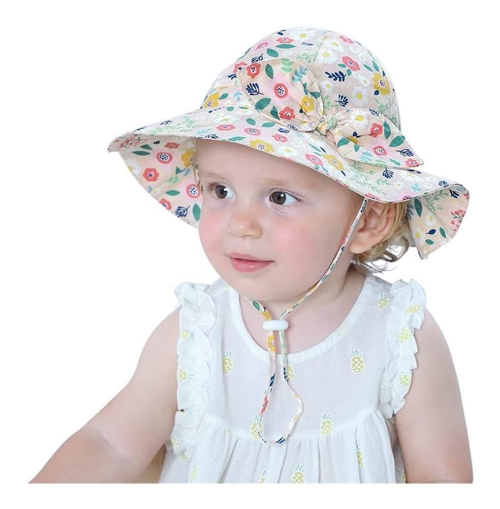 Cappello da Sole Cappello a Secchiello con Protezione Solare Floreale Cappellini da Pesca da Spiaggia ad Asciugatura Rapida con Sottogola Regolabile Cappello da Spiaggia (Color : Style-6) (Style )