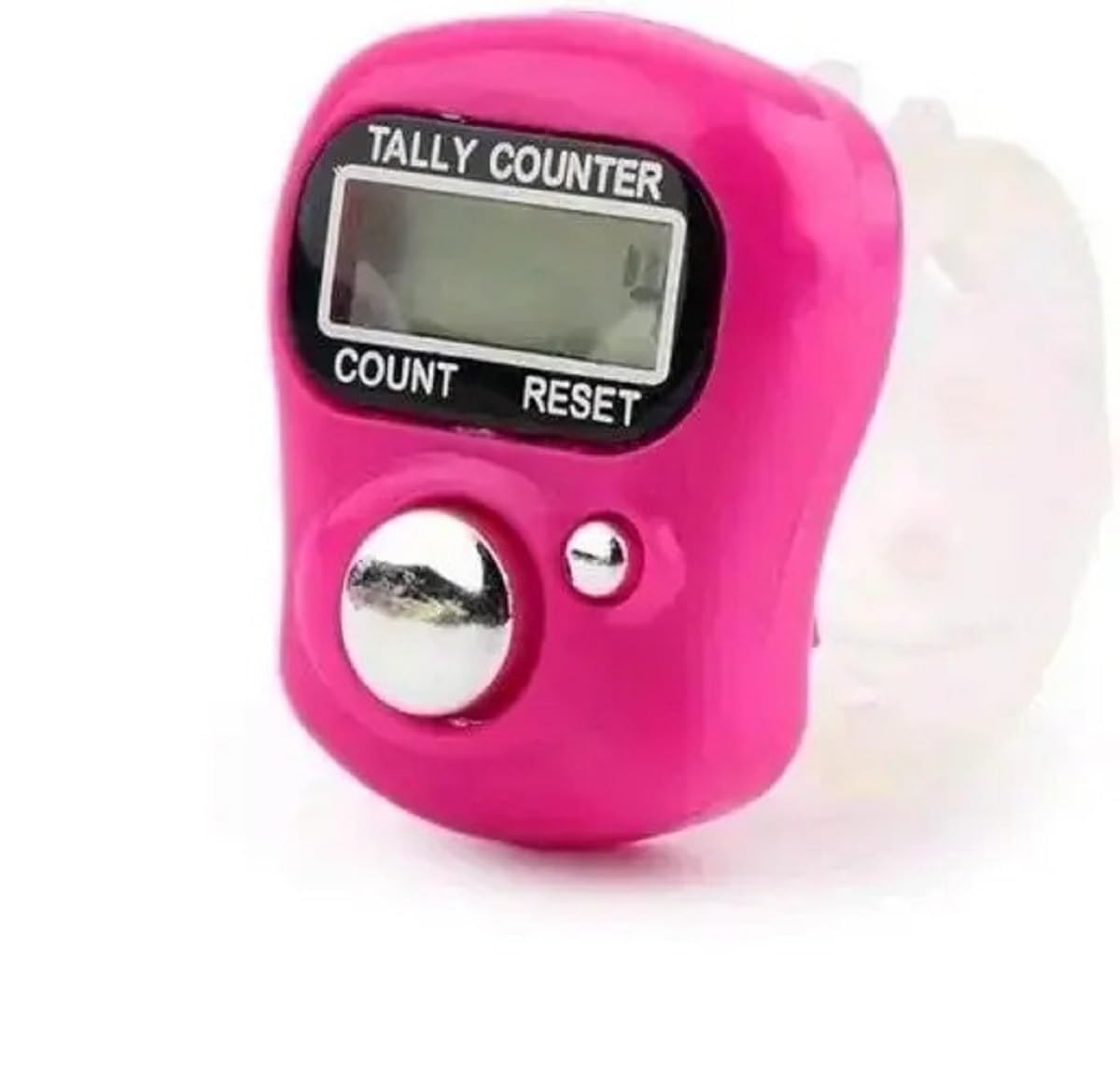 Multiuse Finger Jaap Counter Portable Hand Finger Counting Machine Digital Head Electronic Tally Counter Pack of 1 (Pink)-image-22