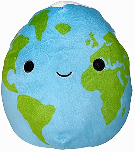 Squishmallow Official KellyToy Space Squad 2022 Summer Release Plush Stuffed Toy (Roman The Blue Earth, 8 inch)