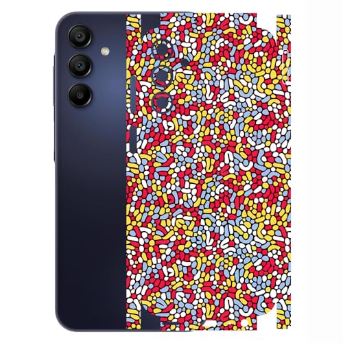 Image of AtOdds - Compatible for Samsung Galaxy A15 (5G) - Mobile Back Skin Sticker - Lamination - Back Screen Guard Protector Film Wrap (Coverage - Back+Camera+Sides) (Design - Beans)