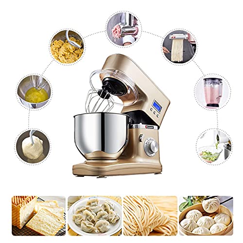 Küchenmaschine 8 Geschwindigkeits-Neigungskopf-Küchenmixer 1200 W Multifunktionaler Elektrischer Küchenmixer Mit Smart… – Bild 3