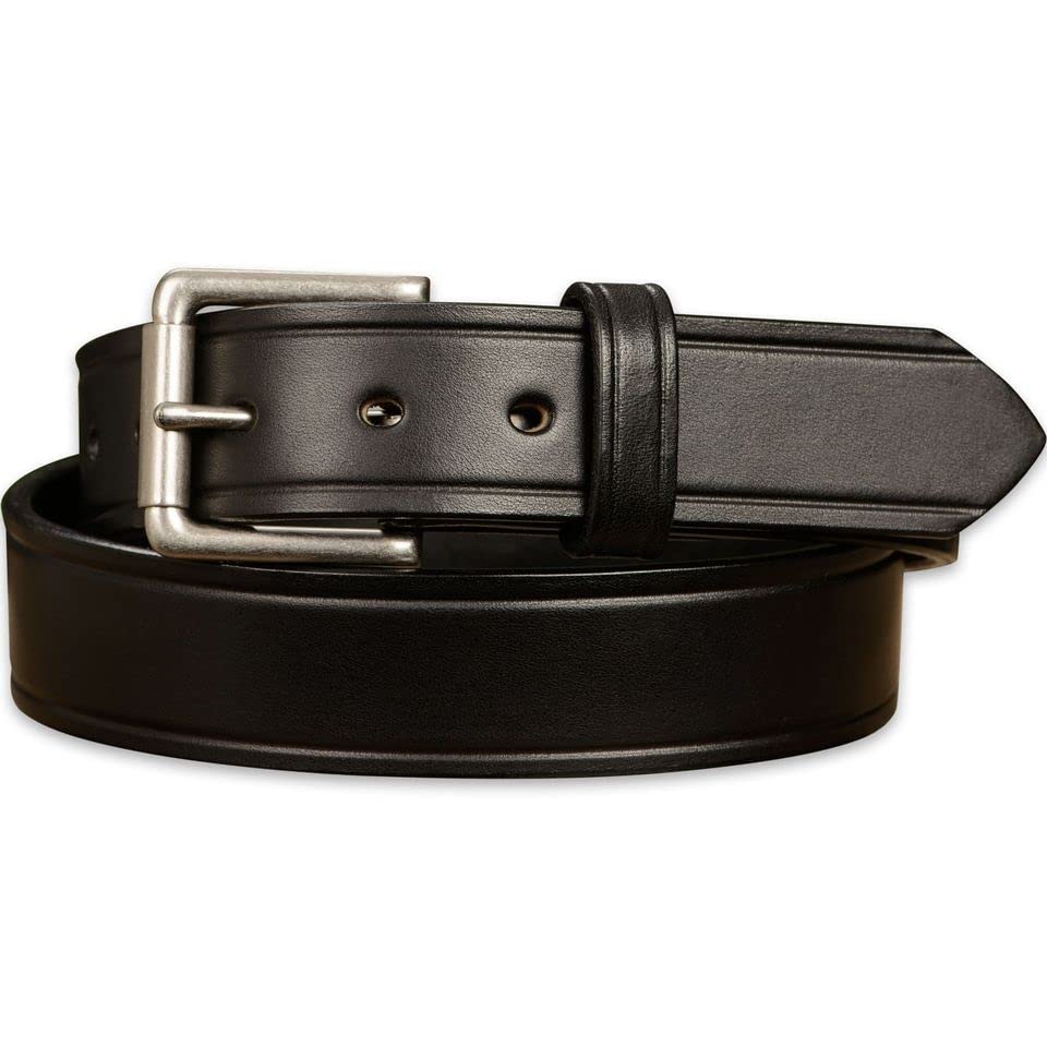 Bullhide Belts Mens Leather Belt for Work Casual, Dress, 1.50