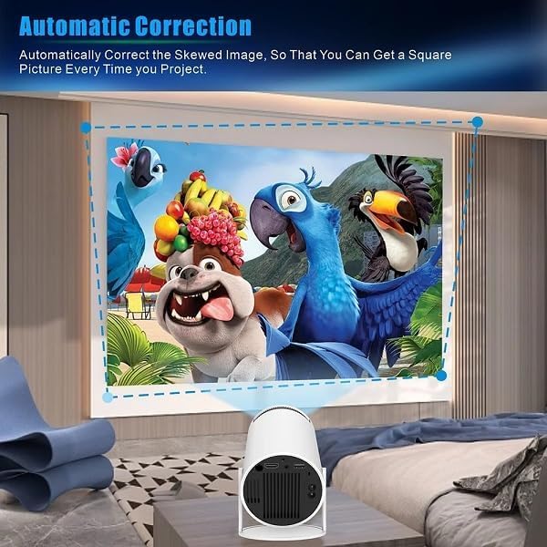 SMART LED MULTIMEDIA PROJECTOR WITH HIGHLIGHT COATING LENS