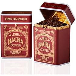 Bacha Coffee | Nairobi Rain Fine Blended, Whole Beans, Medium Dark Roast, 100% Arabica Specialty Coffee, 250g Signature Nomad Collection, Gift Box