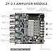 Bluetooth 5.1 Audio Stereo Amplifier Board,200W HiFi 2.1 Channel Mini Subwoofer Power Amp Module with Treble & Bass Control,DC 12-24 V, Audio Amp Board for Home DIY Wireless Speaker