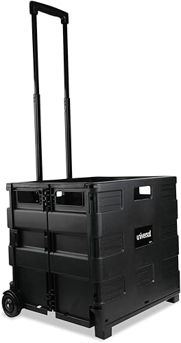 Miniatura 9 de Universal Caja de almacenamiento móvil plegable, 18 14 "x 15 "x18 14" a 39 38", negro (14110)