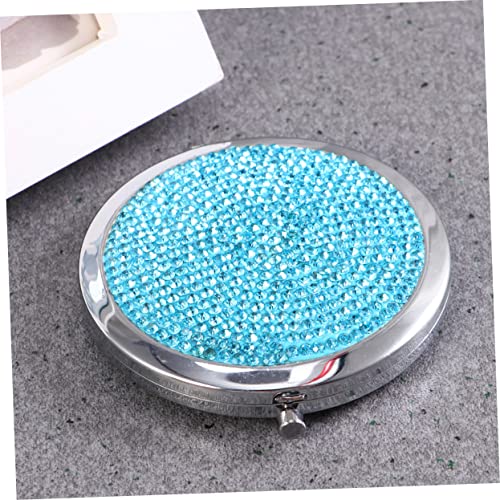 Espejo de maquillaje portátil doble cara 3 pcs miniatura 3