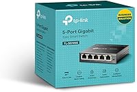 Vista 8 de TP-Link Switch Inteligente Fácil Ethernet Gigabit de 5 Puertos Plug and Play Escritorio Metal Resistente con Puertos Blindados Reemplazo
