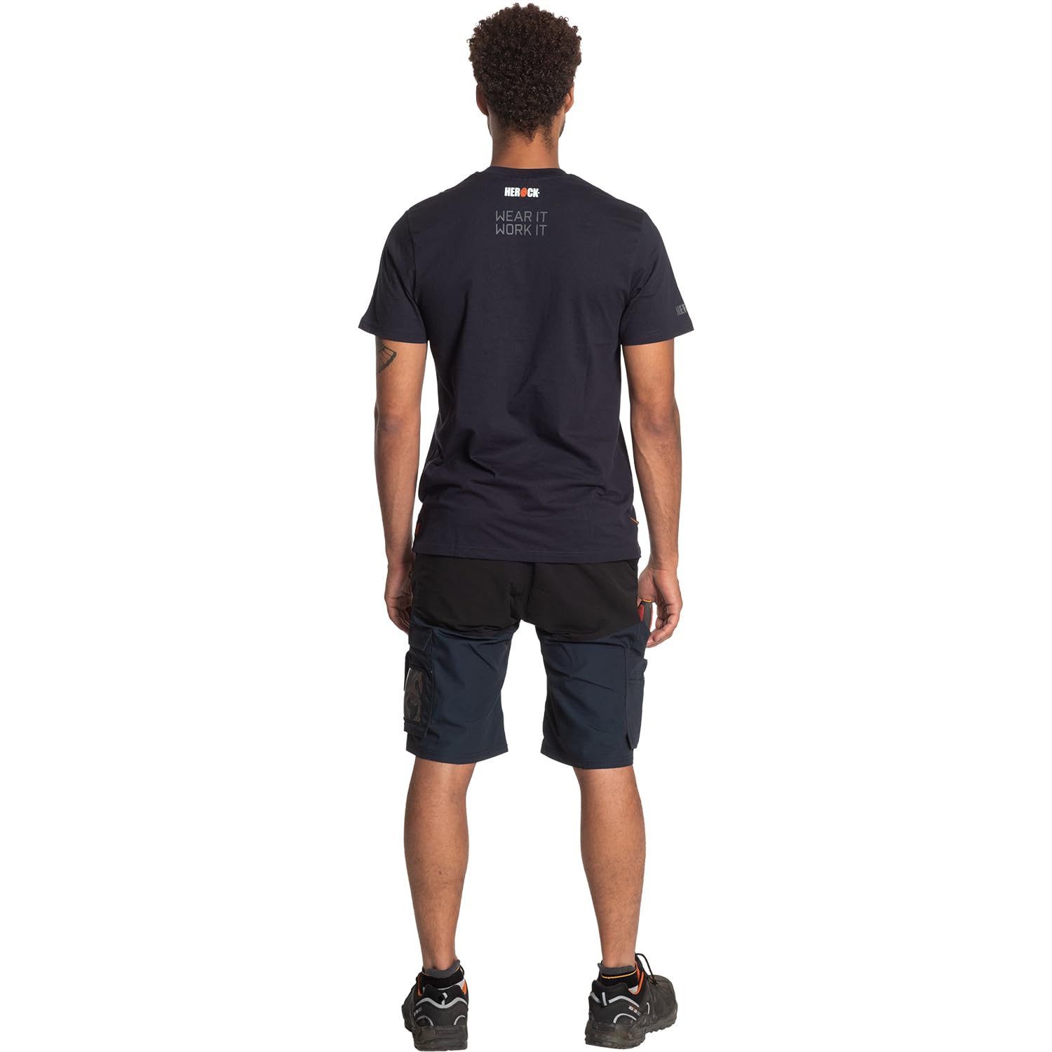 Herock 23MBM1901 Hespar Bermuda Bleu Marine/Noir, Taille 40