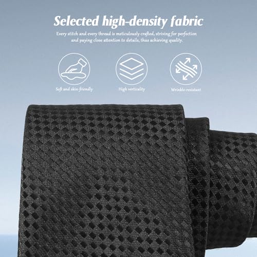 Set de corbata para hombre con pañuelo y pin decorativo miniatura 3