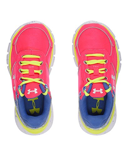 Under Armour Kids Girl's UA GPS Velocity RN GR (Little Kid) Harmony Red/Mirror/White Athletic Shoe4