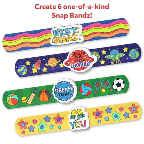 Image of Skillmatics Snap Bandz - Rakhi Love, DIY Jewelry Art & Craft Activity