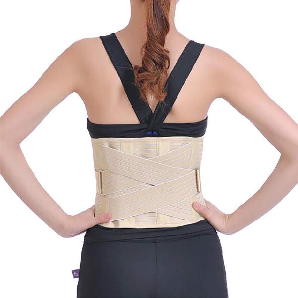 CMBSSTFC Tutore per la Parte Bassa della Schiena - Allenatore Addominale - Tutore per la Schiena per Sciatica, scoliosi ed ernia del Disco - Terapia Magnetica Medica,L