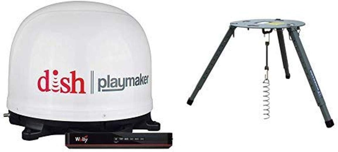 Winegard PL7000R Dish Playmaker Portable Antenna with Wally HD Receiver & Portable Tripod Mount : Electronics